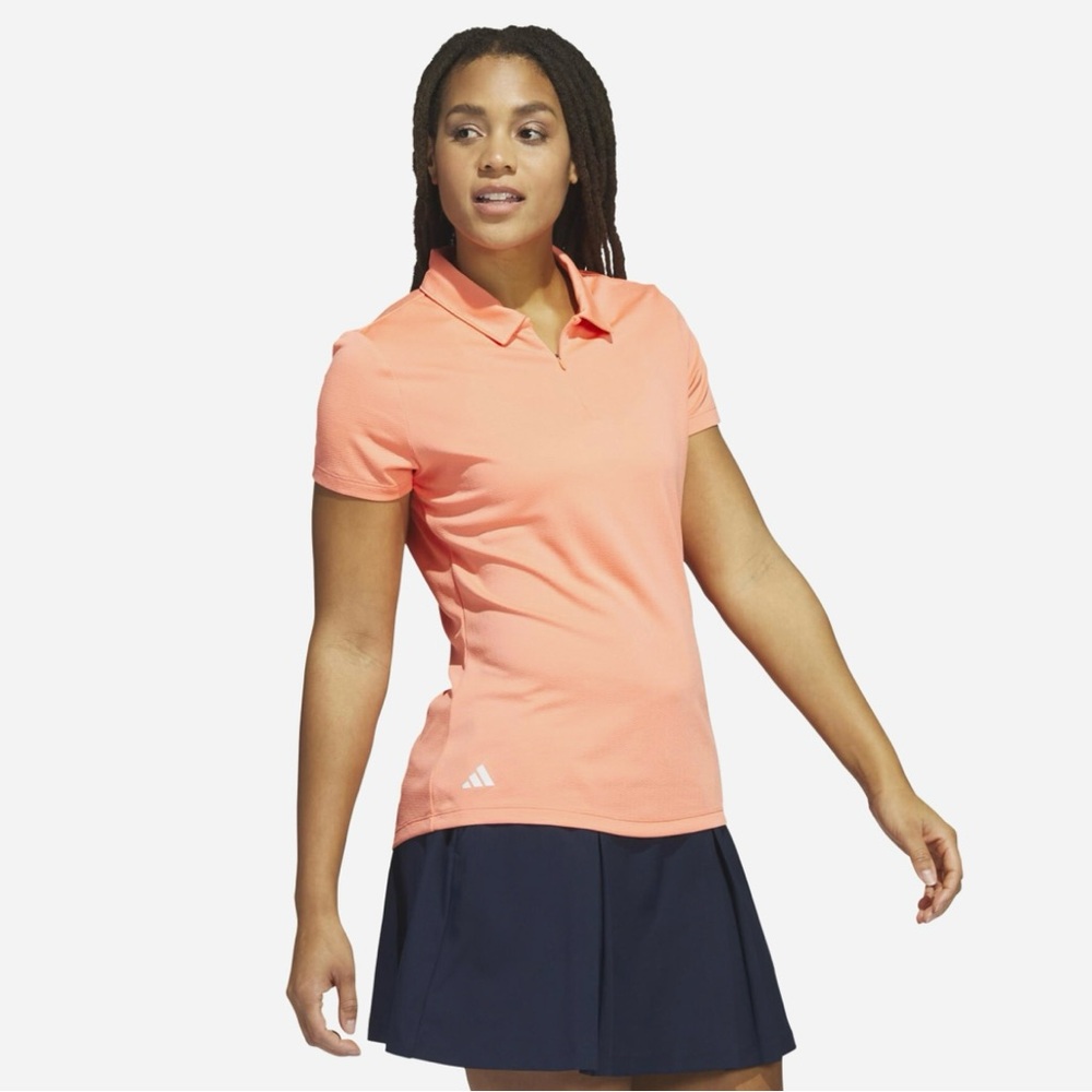 Addis Women's Coral Polo sports Shirt size Large